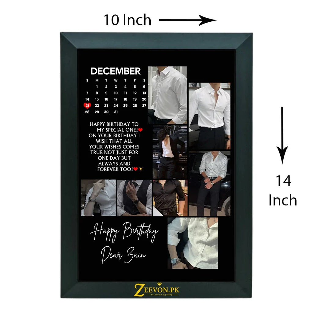 Customized Birthday Frame