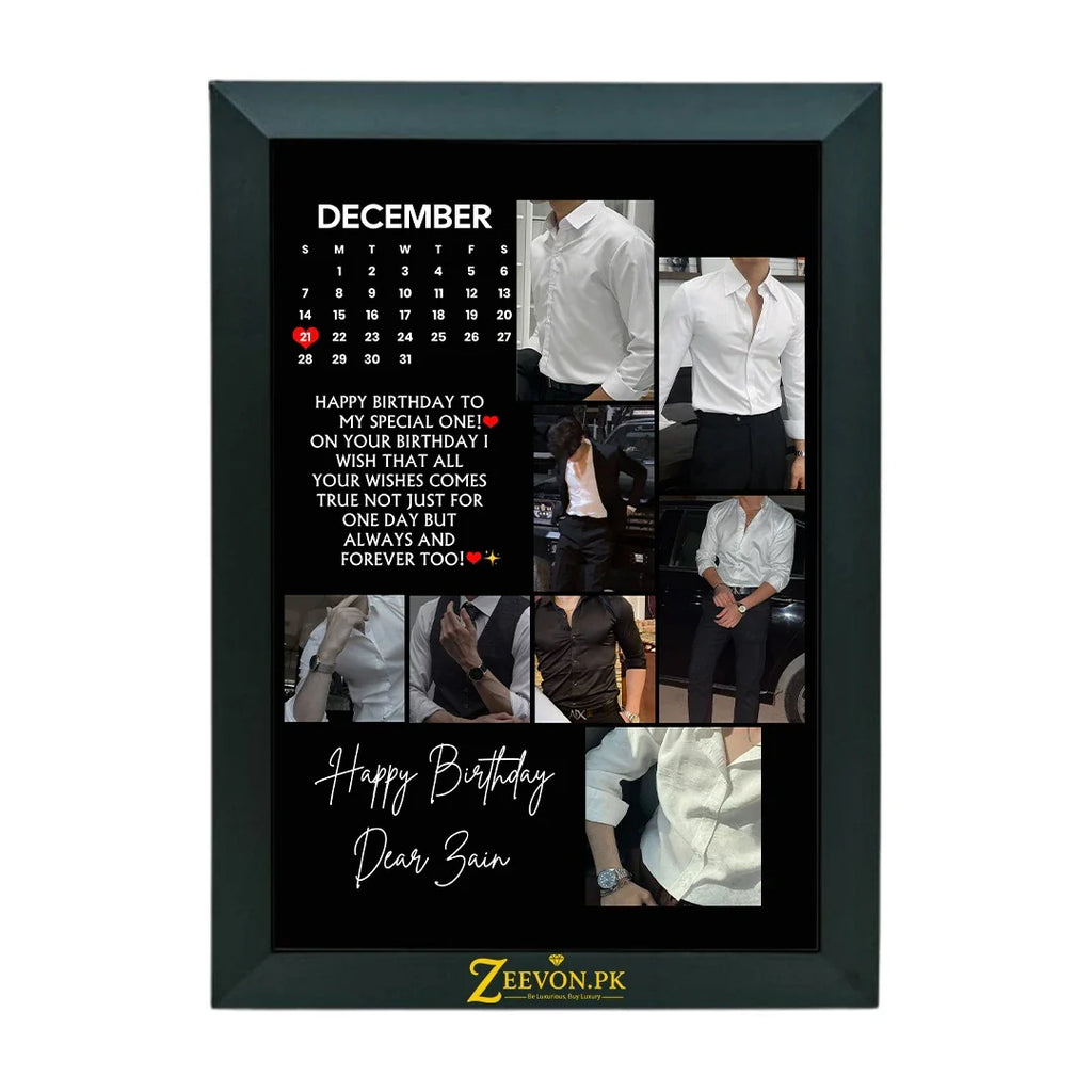 Customized Birthday Frame