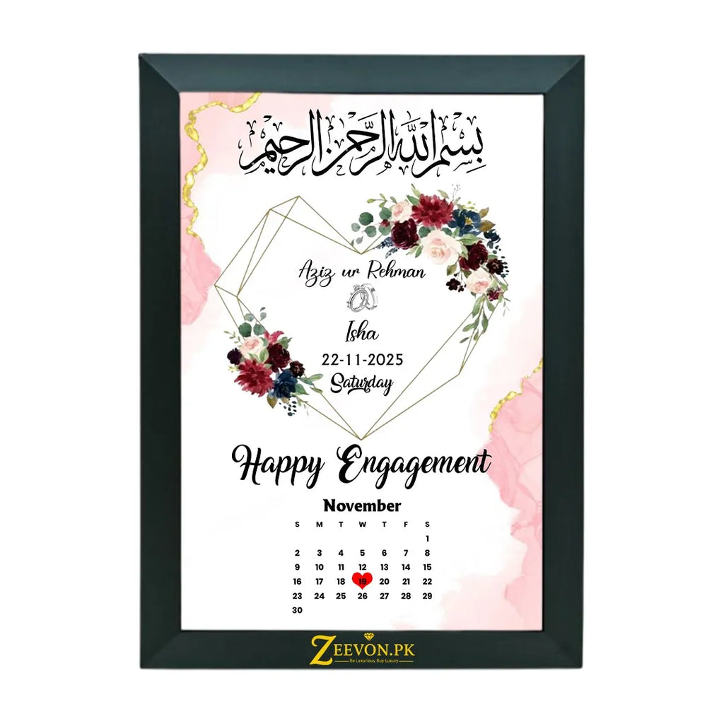 Customized Engagement Frame