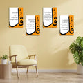 Set of 4 Qul Shareef Wall Art