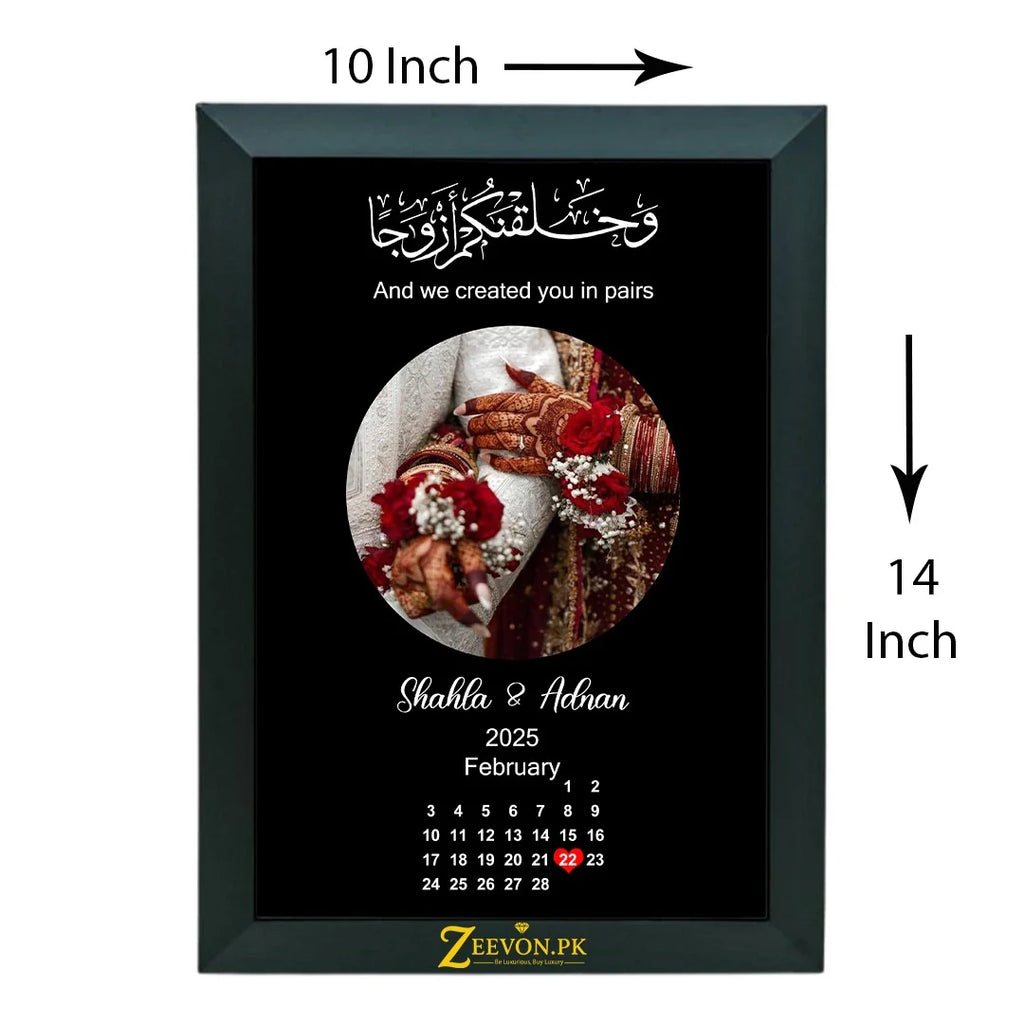 Customized Wedding Frame