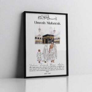 Blessed Voyage Umrah Frame